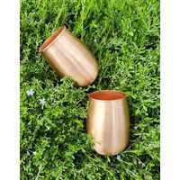 Just Copper Smooth Surahi Cup Set 
